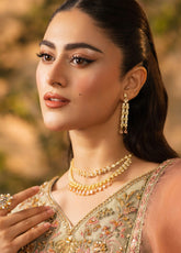 HemStitch Festive Embroidered Net 3 Piece Unstitched Suit HS24FE D-05 ZIMIL